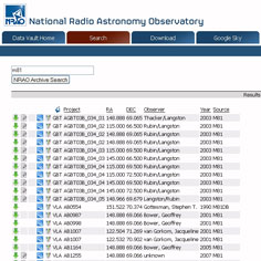 NRAO Data Vault Available