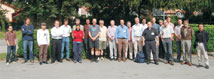 Figure 6. Simulation Workshop attendees gather near the IRAM building in Grenoble.