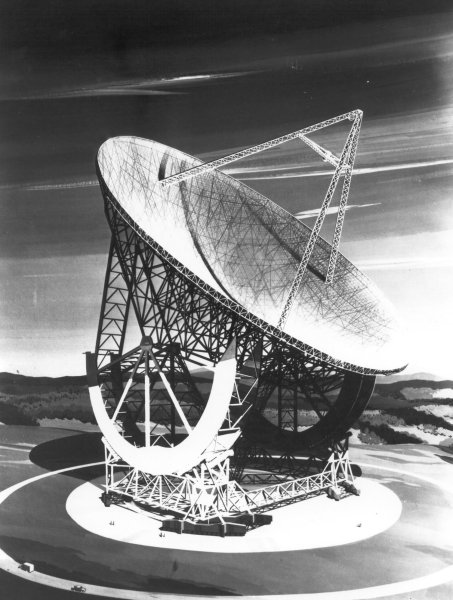 [Navy's planned 600 foot telescope]