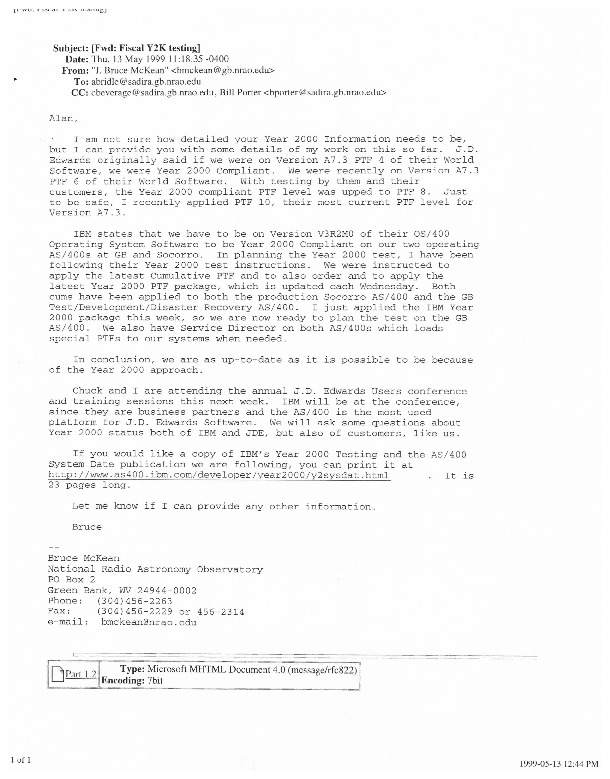 19990513-Bruce-McKean-memo-to-Bridle-re-Fiscal-Division-Y2K-testing.pdf