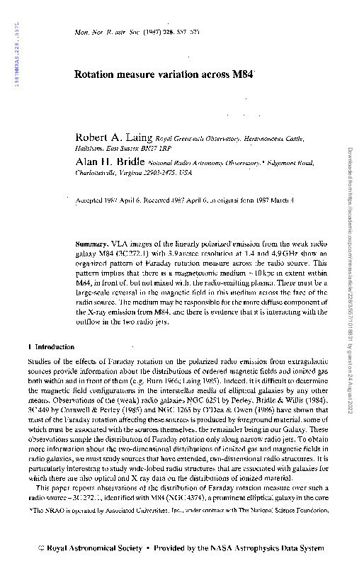1987-Laing-Bridle-Rotation-Measure-Variation-Across-M84-MNRAS-228-557.pdf