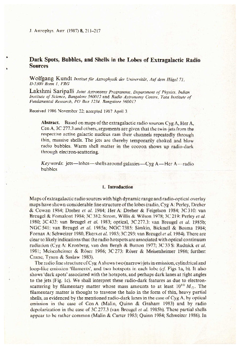 19900113-Kundt-note-to-Bridle-re-Kundt-Saripalli-1987-Dark-Spots-Bubbles-and-Shells-in-the-Lobes-of-Extragalactic-Radio-Sources-J.Astrophys-Astron-8-211-217.pdf