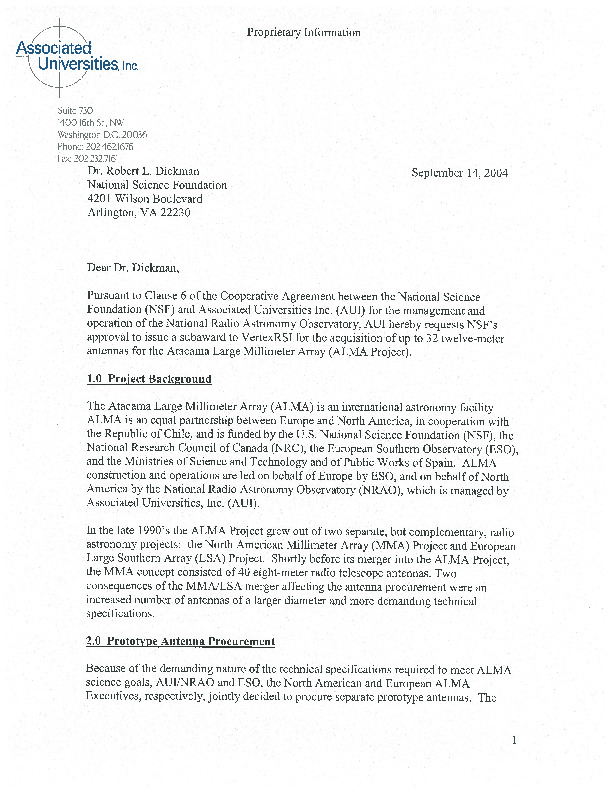 AUI Request for Approval to NSF - 14September2004.pdf