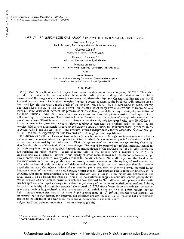 1985-van-Breugel-Miley-Heckman-Butcher-Bridle-Optical-Emission-Line-Gas-Associated-with-3C277pt3-ApJ-290-496-516.pdf