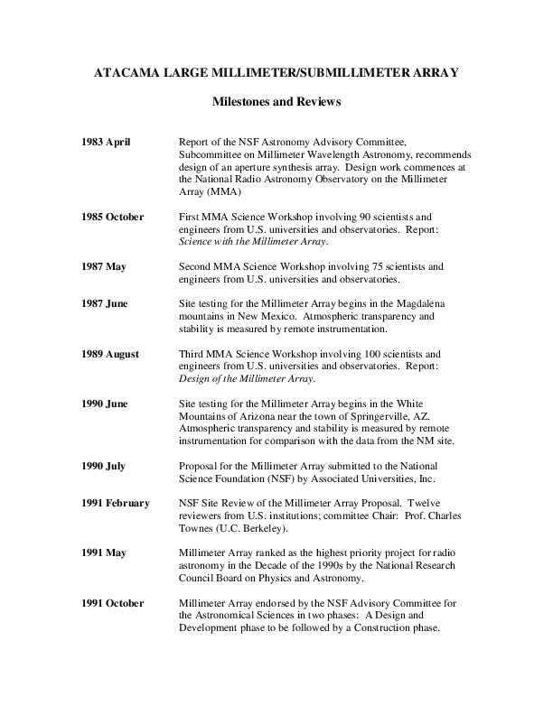 http://jump2.nrao.edu/dbtw-wpd/Textbase/Documents/brown-ALMA_milestones-and-reviews-17nov2000.pdf