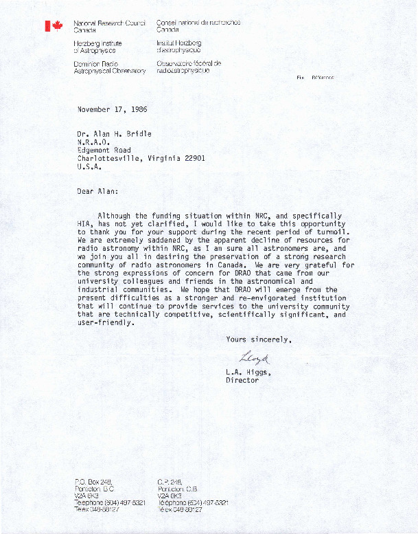19861015-Bridle-Letter of-support-re-DRAO-funding-cuts.pdf