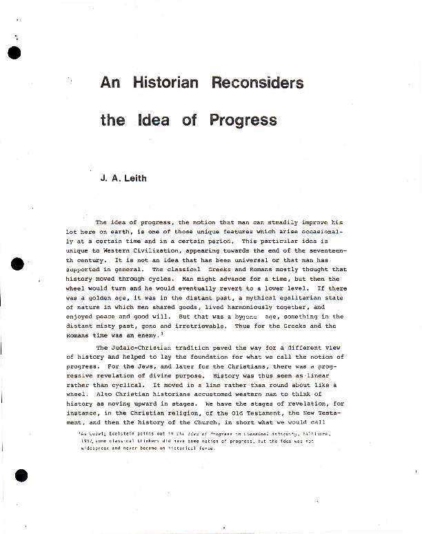 25 An Historian Reconsiders the Idea of Progress - Leith.pdf