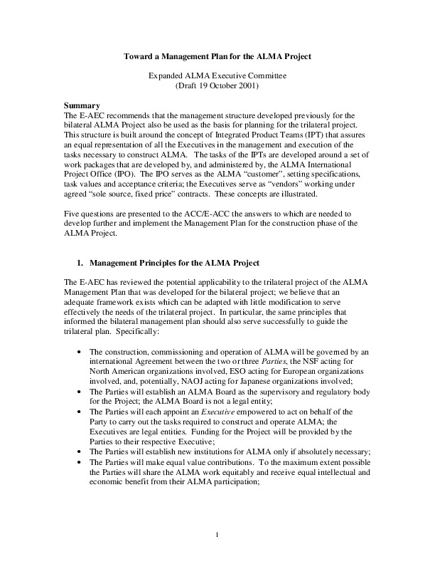 http://jump2.nrao.edu/dbtw-wpd/Textbase/Documents/brown-Toward-Management-Plan-ALMA-project-19oct2001.pdf