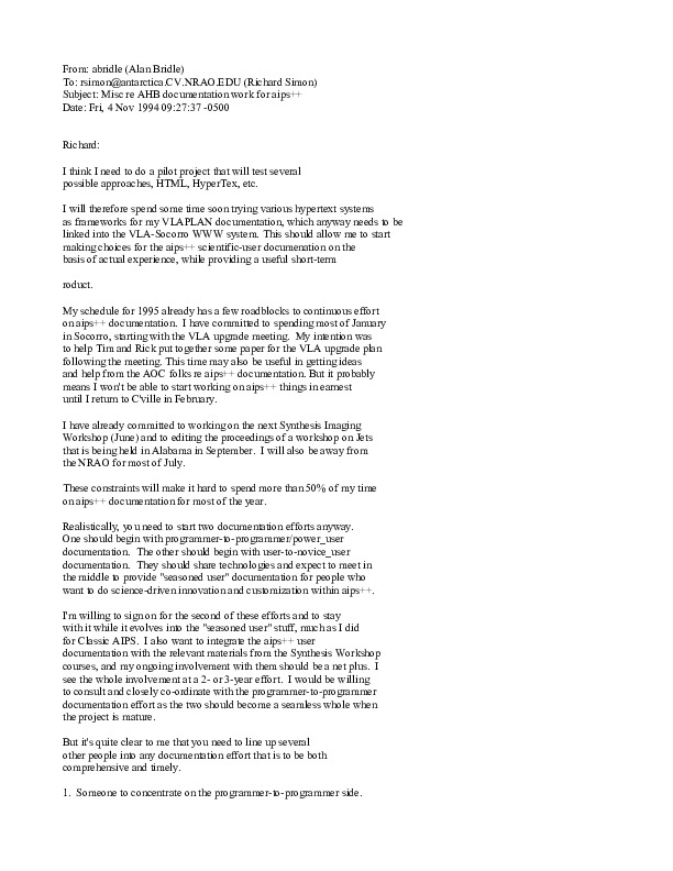 19941104-Bridle-to-Simon-re-AIPs++-documentation-effort.pdf