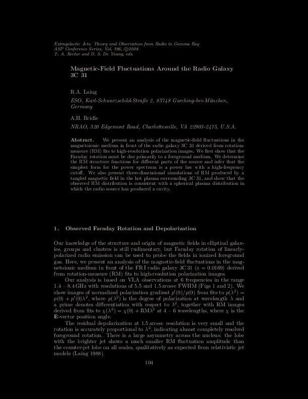 2008-Laing-Bridle-Magnetic-Field-Fluctuations-around-Radio-Galaxy-3C31-ASPC-386-104L.pdf