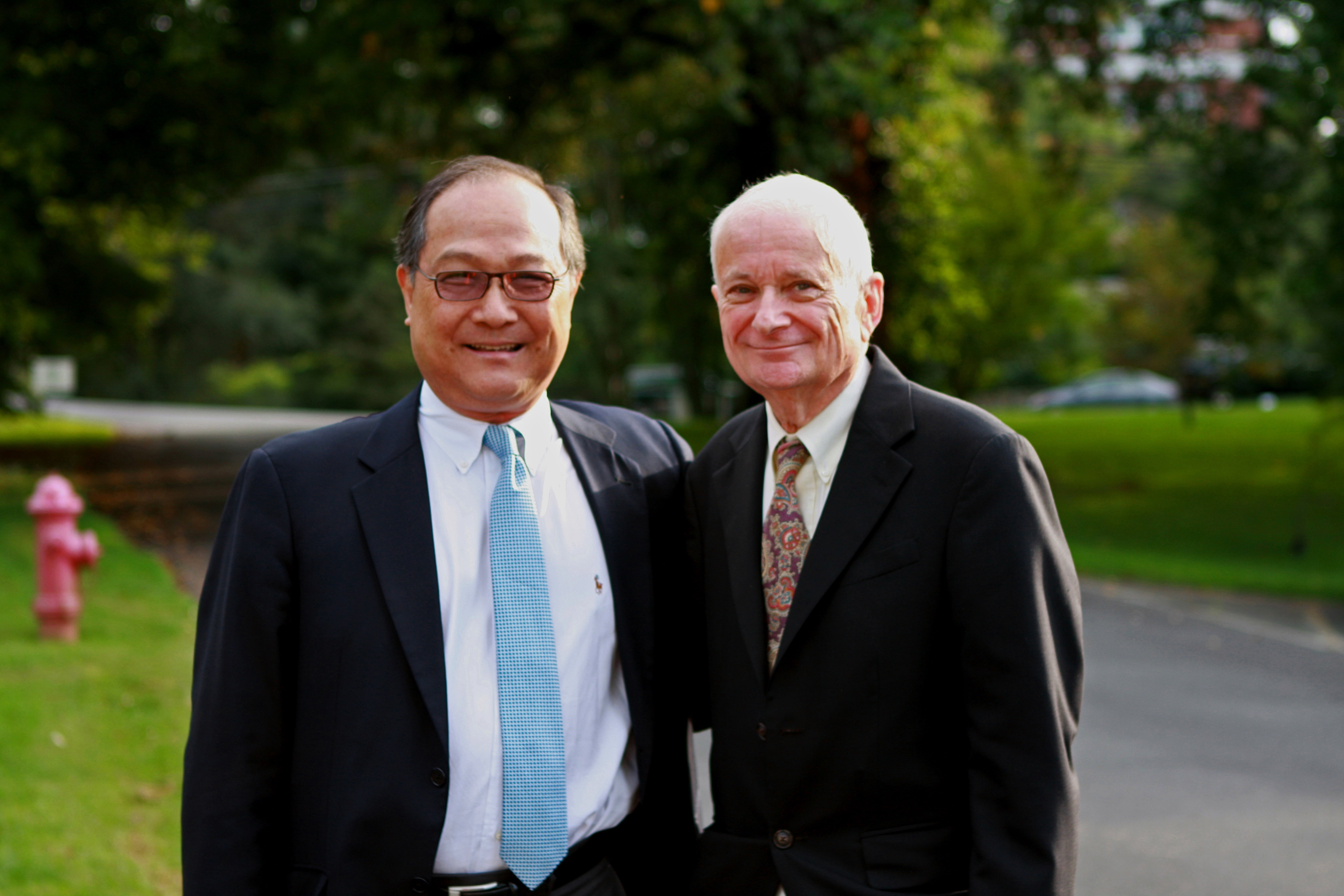Fred Lo and Sandy Weinreb, September 2011