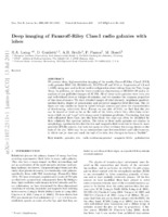 Deep Imaging of Fanaroff-Riley Class I Radio Galaxies with Lobes