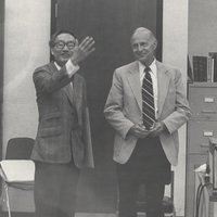 H.C. Ko and John D. Kraus at Kraus&#039; Ohio State retirement luncheon