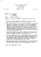 Follow-up on 11/22/1957 Meeting with NSF Staff, December 1957