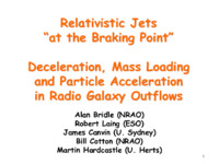 Relativistic Jets &quot;at the Braking Point&quot; - Deceleration, Mass Loading and Particle Acceleration in Radio Galaxy Outflows