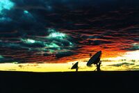 Very Large Array at Sunset