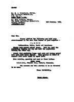 Grote Reber to Noel Lothian re: Request to place an ad in The South Australian Naturalist for bulbs, seeds, and specimens