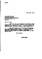Grote Reber to Harold H. Lane re: Submission of budget breakdown for grant submittedto NSF 9/29/2963
