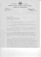 Pawsey&#039;s reply to GR&#039;s letter of 6/22/1952; refraction