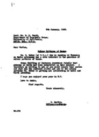 D. Martin to H. K. Pratt re: Colour patterns of beans; asks if anyone at University of California is interested in this subject