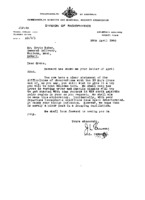 Joseph L. Pawsey to Grote Reber re: Observations with cross antenna