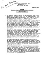 Steering Committee for the Radio Astronomy Facility Study, Minutes, May 28, 1955