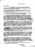 Grote Reber to Schuyler C. Reber, Jr re: Reber house and property in Wheaton; activities in Hawaii; plans for travel to Australia