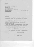 Grote Reber to N. A. Wakefield re: Request to place an ad in The Victorian Naturalist for bulbs, seeds, and specimens