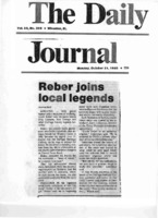 Reber Joins Local Legends