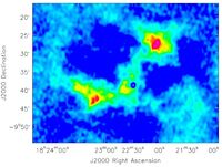 HI Galactic Halo Cloud G21.2+2.2 (VLA image)
