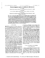 The Low-Frequency Spectra of Nonthermal Radio Sources