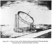 140 Foot Telescope Proposed Design, 1955