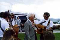 Groundbreaking for the Green Bank Telescope, 1 May 1991