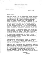 Jennie Ewanoski to Grote Reber re: Travel plans; stocks; mail received