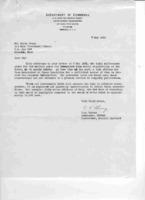 Reply to GR&#039;s letter of 5/2/1952