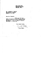 Grote Reber to Leonard D. Tuthill re: Accepts invitation of 7/21/1958