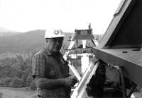 Sidney Smith on the Green Bank Telescope, 1994