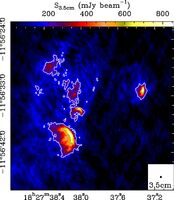 Cluster of High-Mass Young Stellar Objects