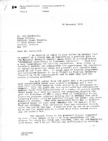 W.G. Schneider to Ian T. Macdonald re: Potential gift to NRC