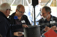 Photograph - Opening time capsule