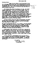 Grote Reber to Jennie Ewanoski re: Mail received and sent; beans; proposal sent to NSF in Sept 1962