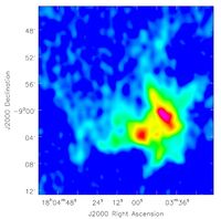 HI Galactic Halo Cloud G19.4+6.3 (VLA Image)