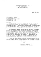 Statement on the Establishment and Operation of a National Radio Astronomy Facility, April 1956