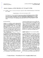 Intensity Variations of DW 1548+05 at 2.7, 6.6 and 10.6 GHz