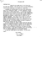 Grote Reber to Jesse L. Greenstein re: Material Greenstein sent on 3/13/1962; rotating rhombic vs dipole antennas
