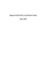 Report of the MMA Cost Review Panel