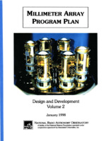 Millimeter Array Program Plan Design and Development vol. II, 1998