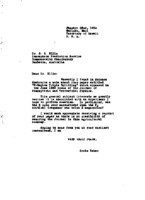 Grote Reber to G.R. Ellis re: Request for reprints of &quot;F-Region Triple Splitting&quot;