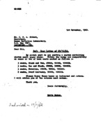 Grote Reber to J. P. A. Ridout re: Sending bean seeds to be irradiated