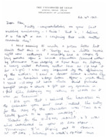 Queen&#039;s University Correspondence
